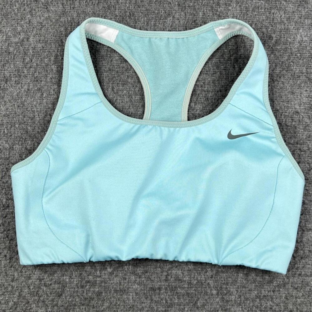 Nike Women's Light Blue Sports‎ Bra Small